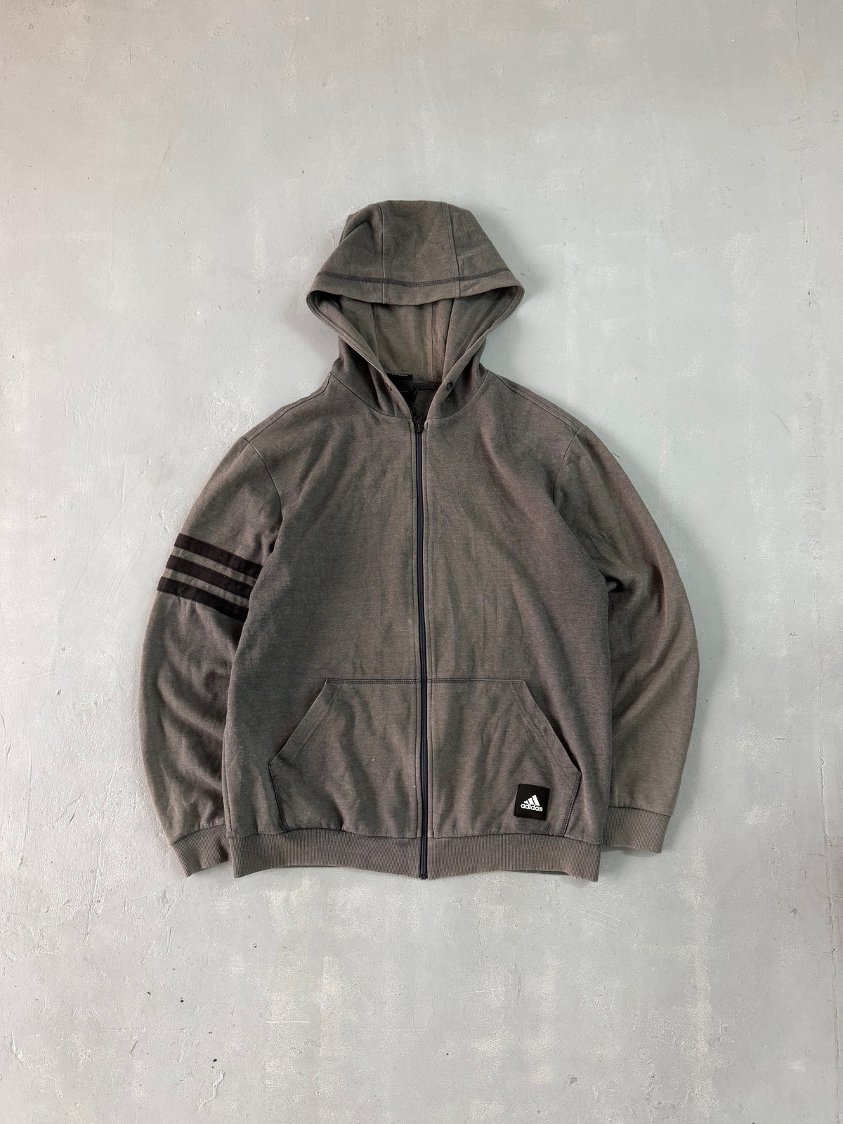 ADIDAS ZIPPER HOODIE - XL