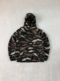 CAMOU MILITARY HOODIE - M