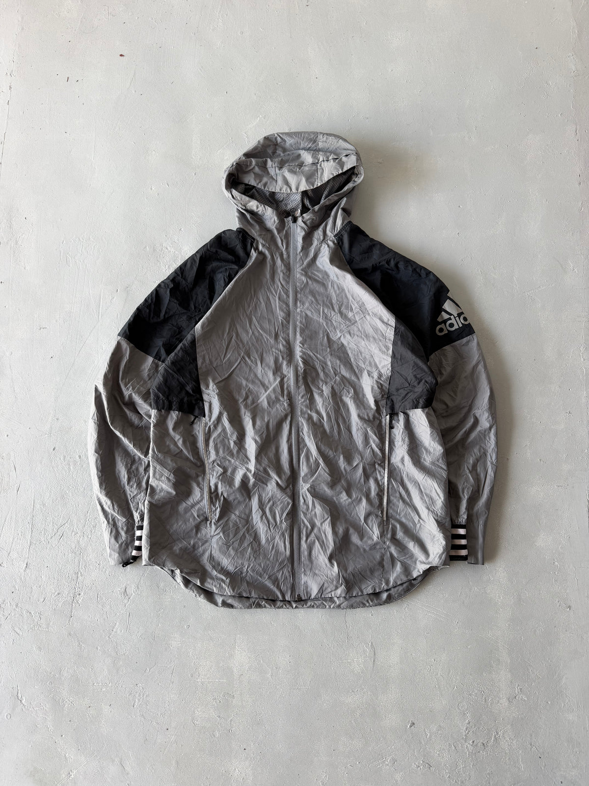 ADIDAS HOODED JACKET - XL