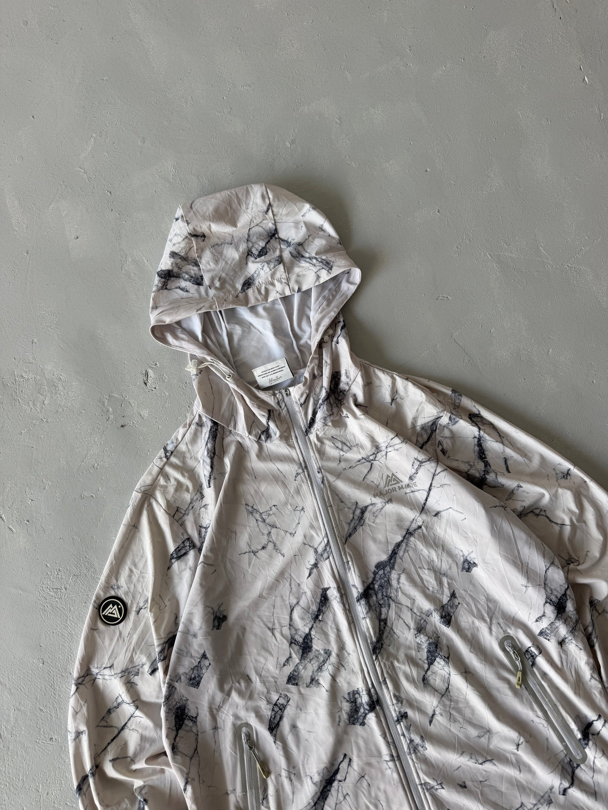 VINTAGE PRINTED HOODED JACKET -