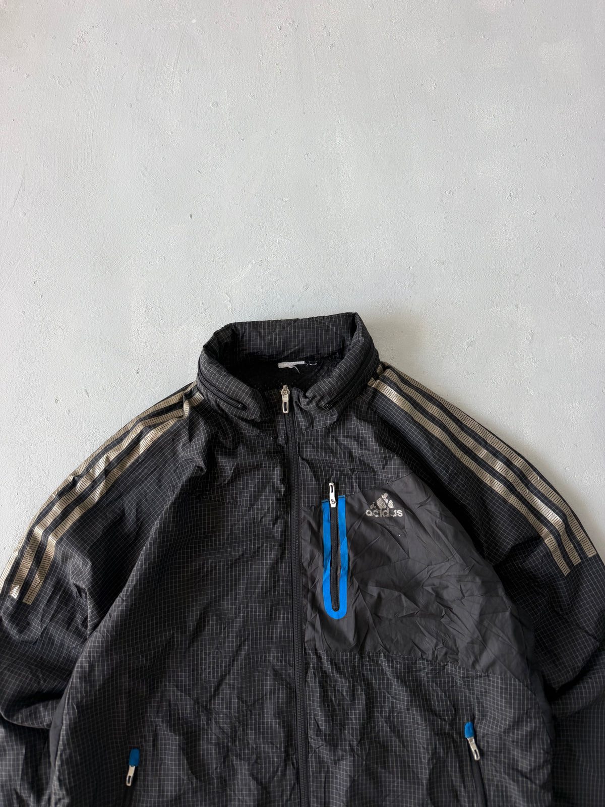 ADIDAS STRIPED JACKET - L