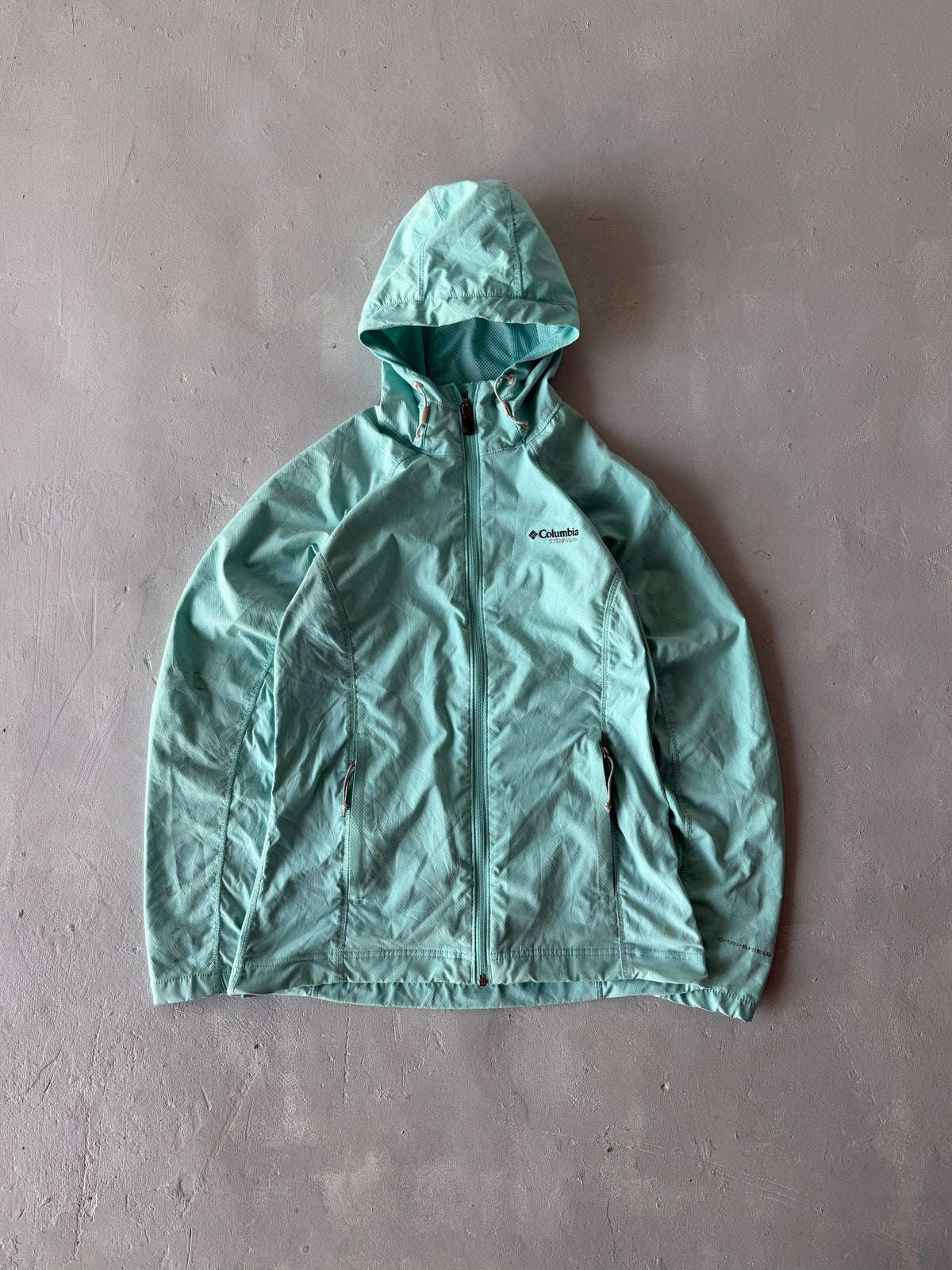 COLUMBIA HOODED OUTDOOR JACKET - S
