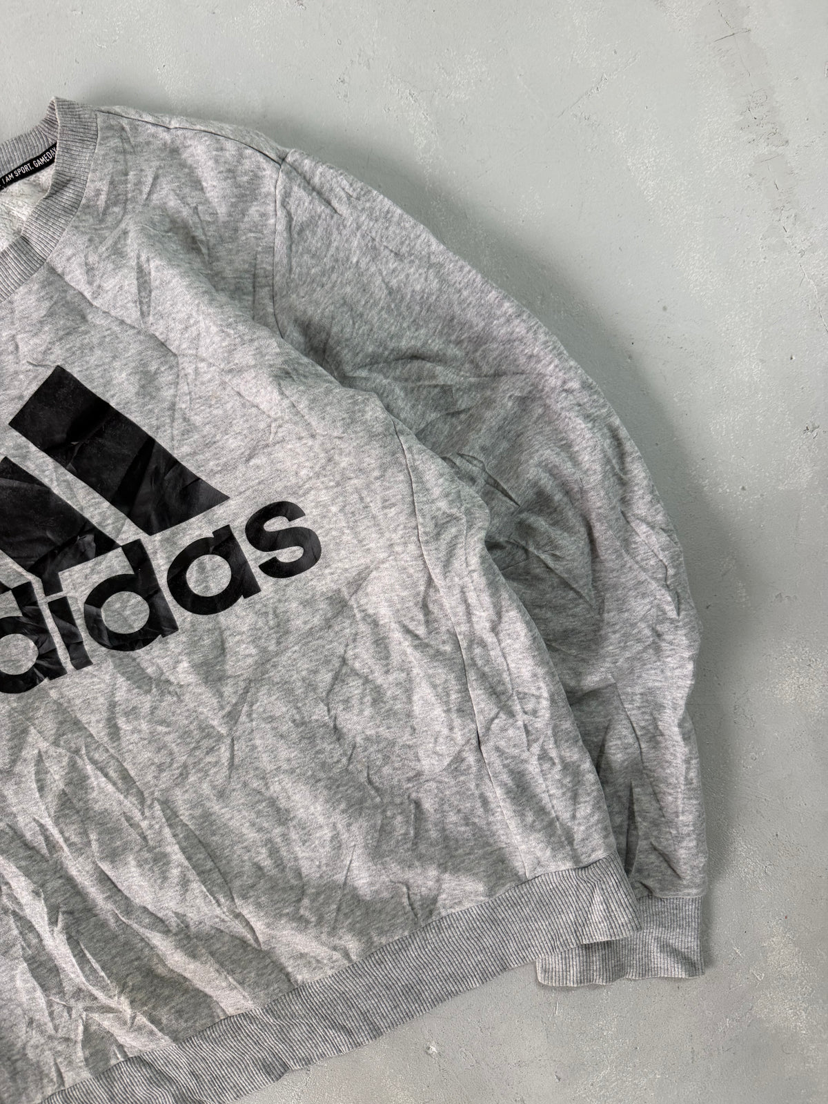 ADIDAS BIG LOGO SWEATSHIRT - M