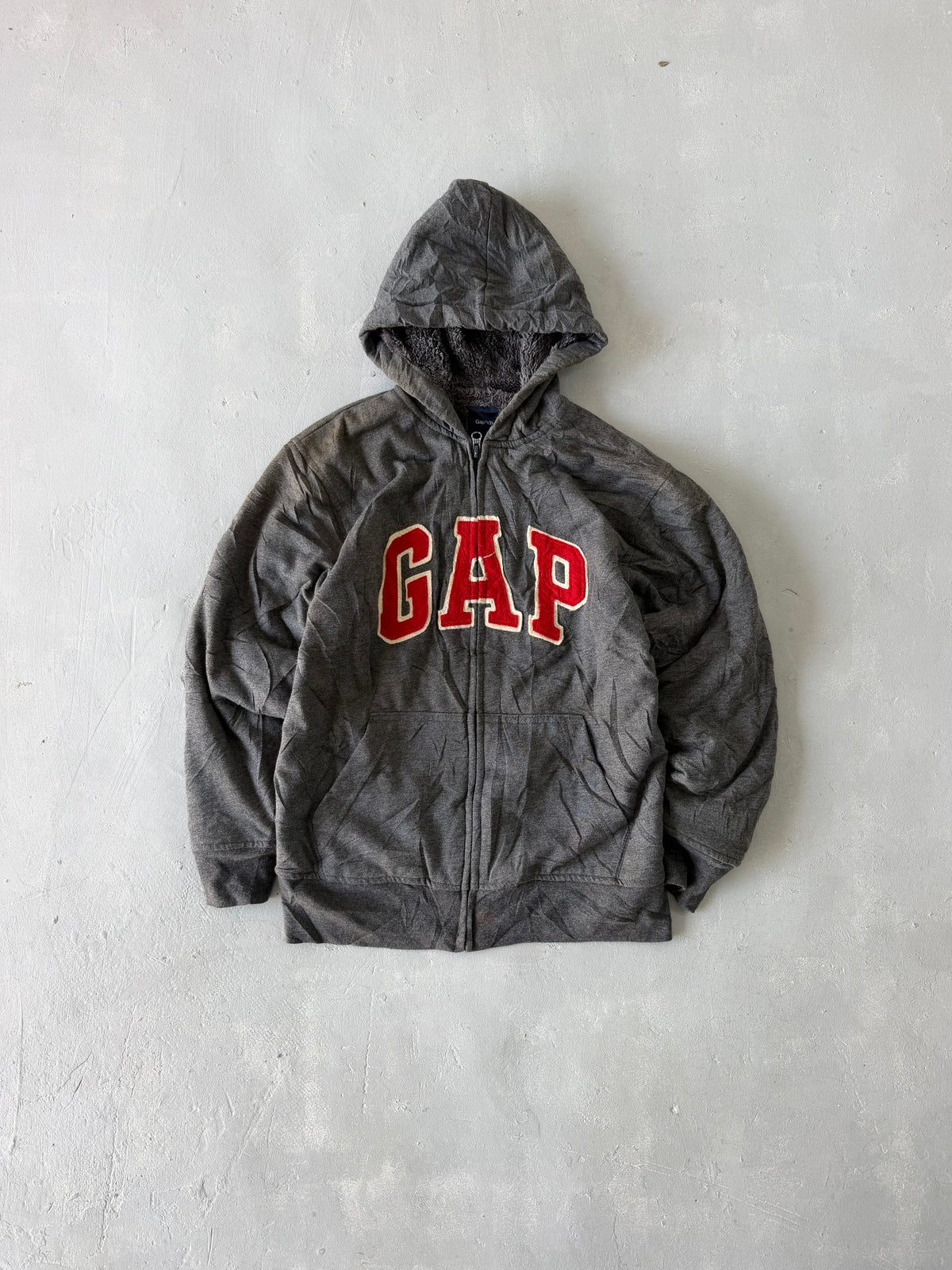 VIINTAGE GAP ZIPPER HOODIE - XS