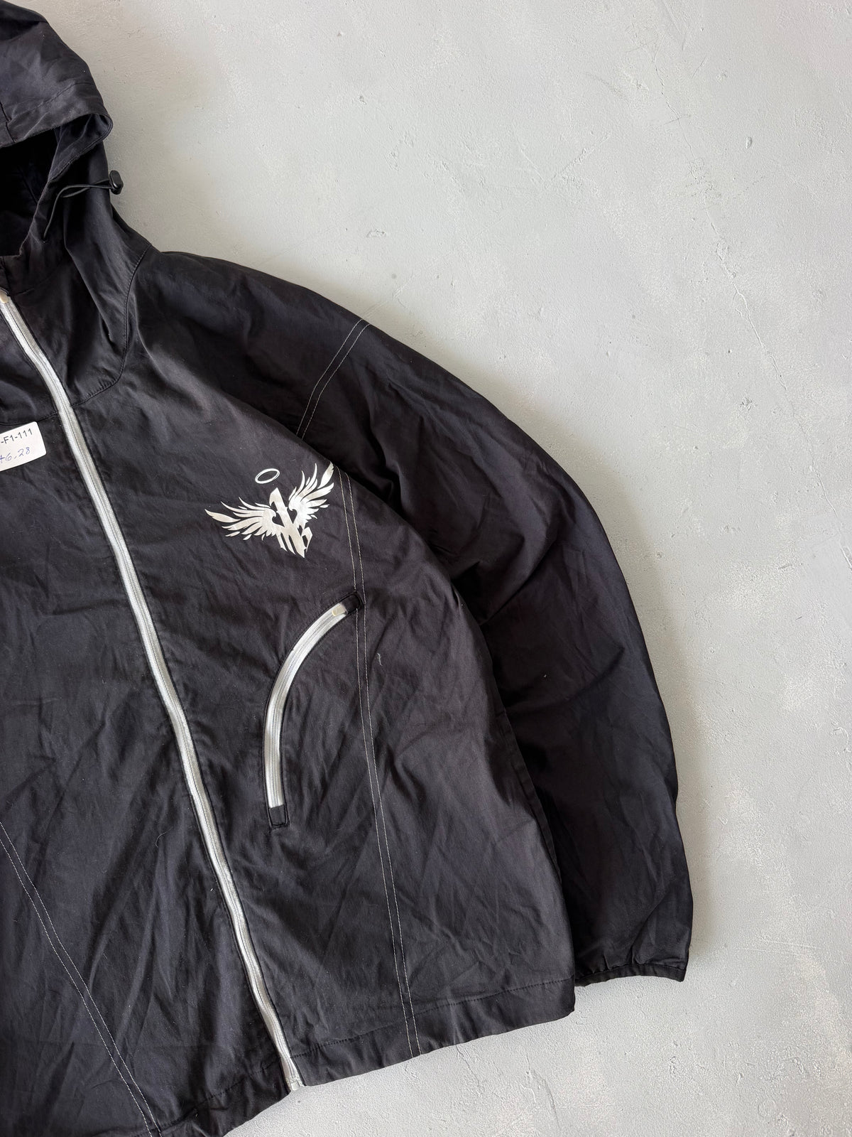 VINTAGE STYLE HOODED JACKET - L