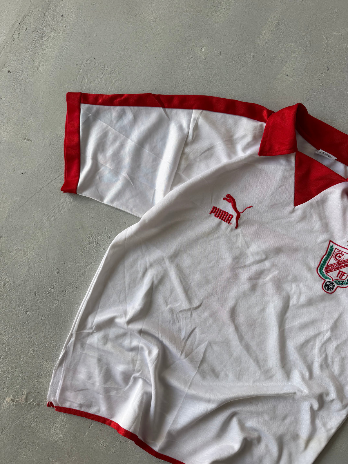 VINTAGE PUMA TUNISIA JERSEY - L