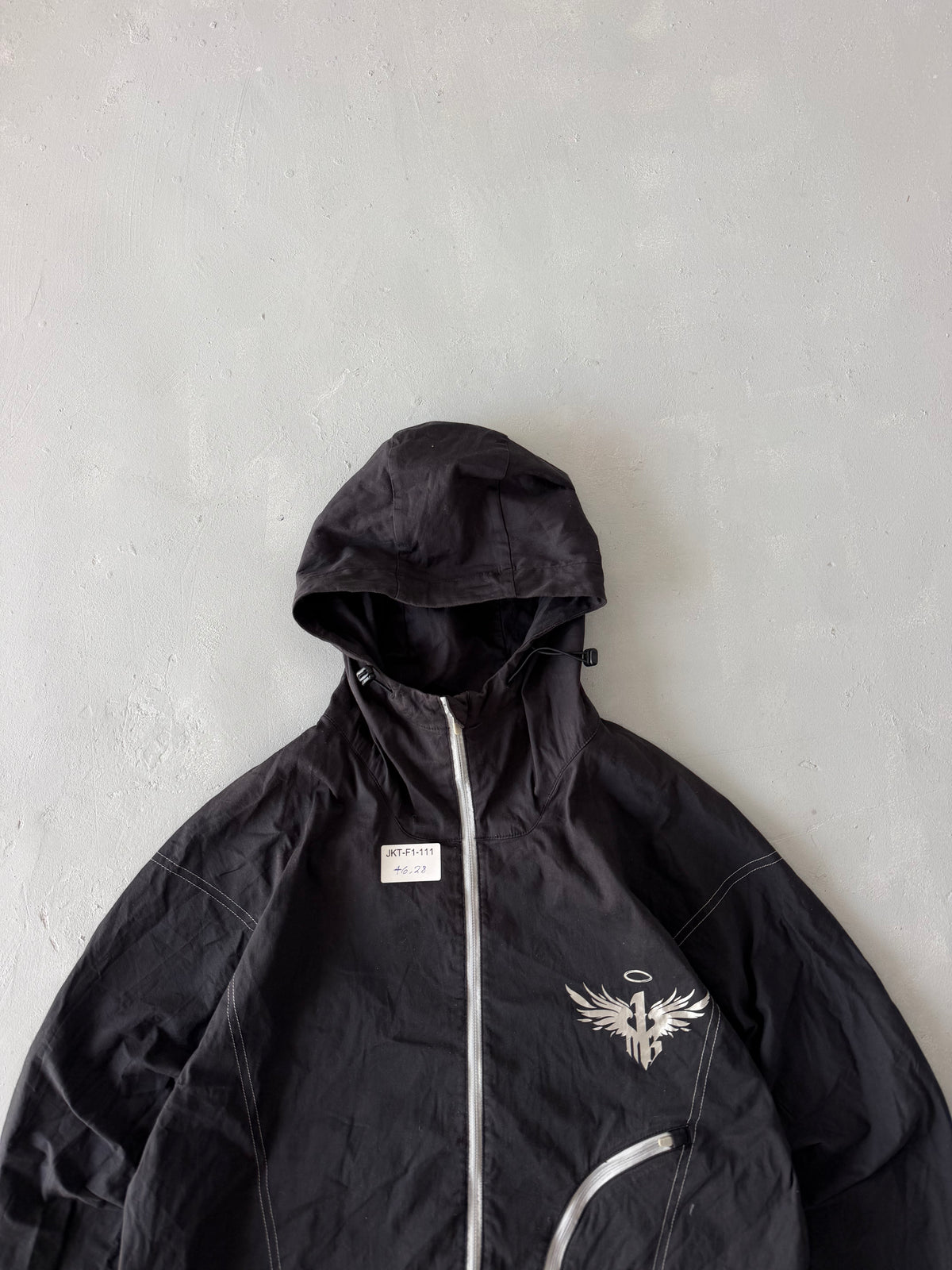 VINTAGE STYLE HOODED JACKET - L