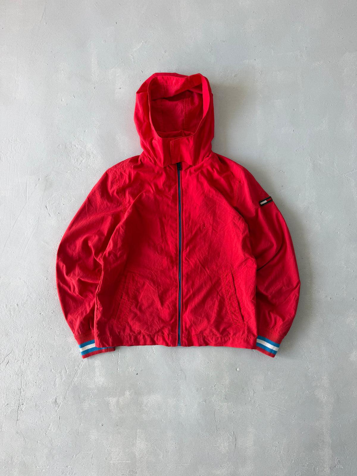 TOMMY HILFIGER HOODED JACKET - XS