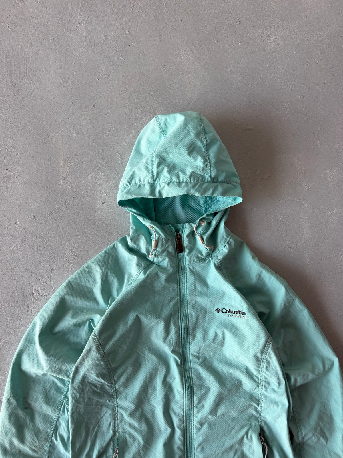COLUMBIA HOODED OUTDOOR JACKET - S
