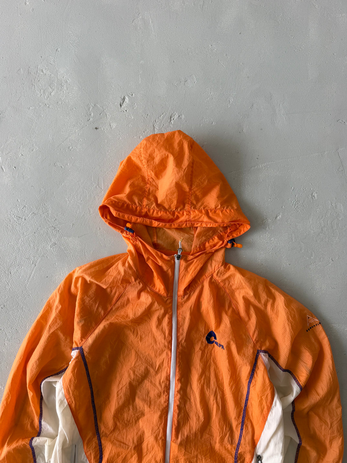 NEEPA HOODED WIND BREAKER JACKET -