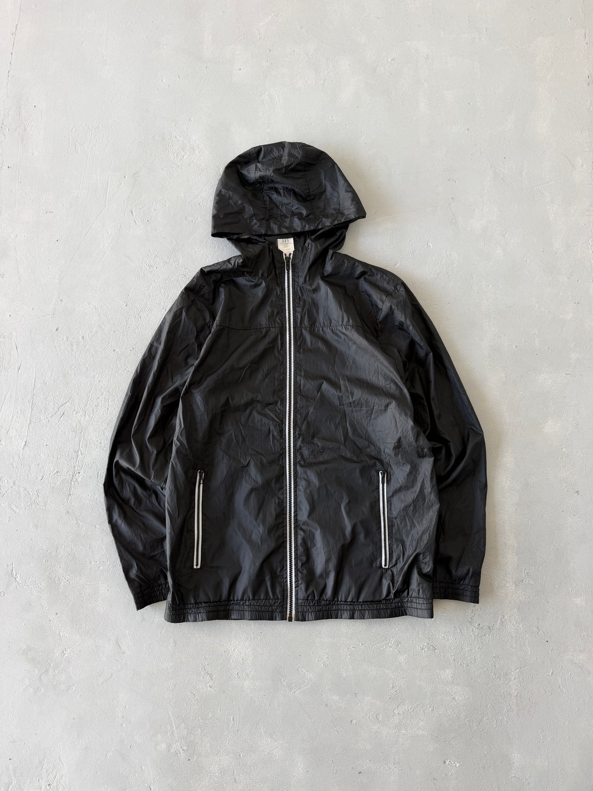 ADIDAS HOODED JACKET - M