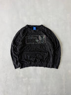 ADIDAS REFLECTIVE SWEATSHIRT - L
