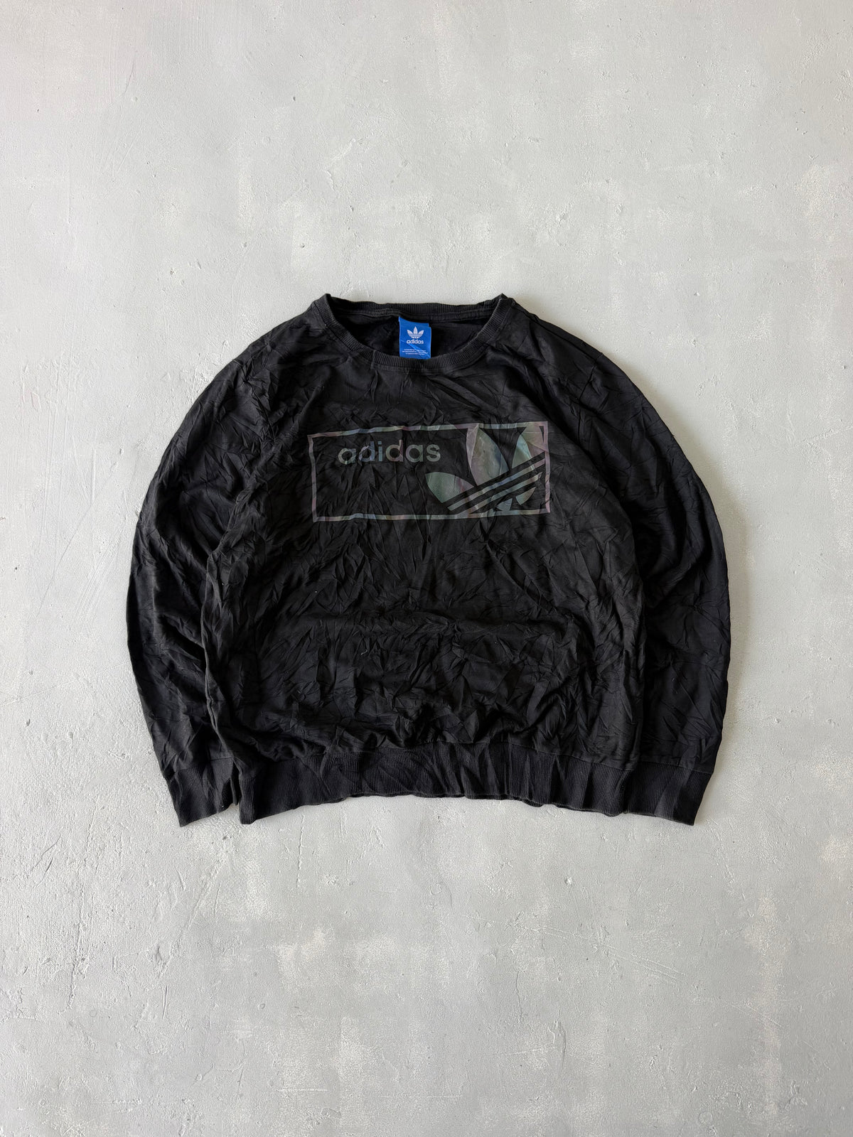 ADIDAS REFLECTIVE SWEATSHIRT - L