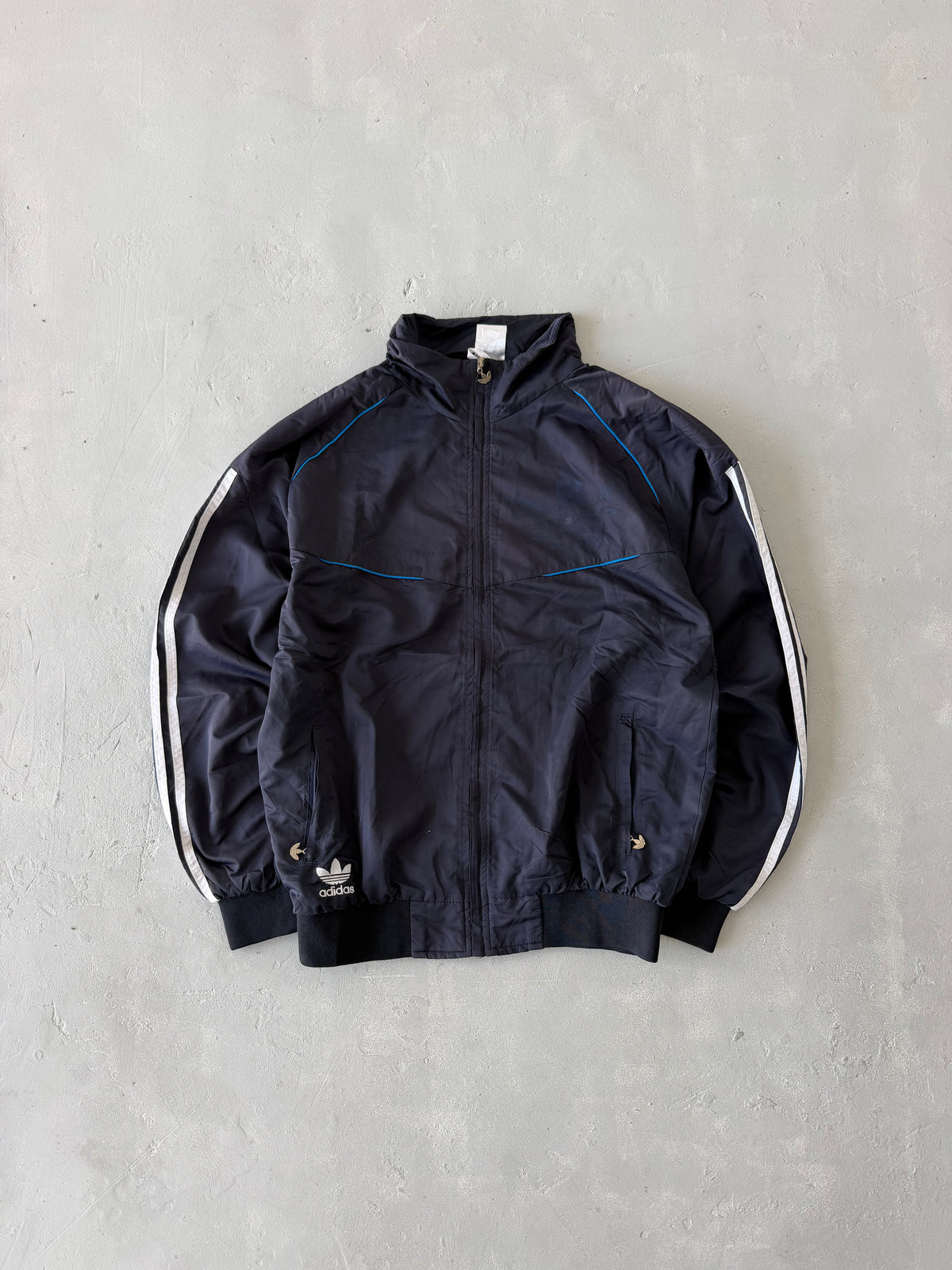 ADIDAS ORGINALS STRIPED JACKET - XL