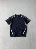 ADIDAS STRIPED TEE - L