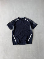 ADIDAS STRIPED TEE - L