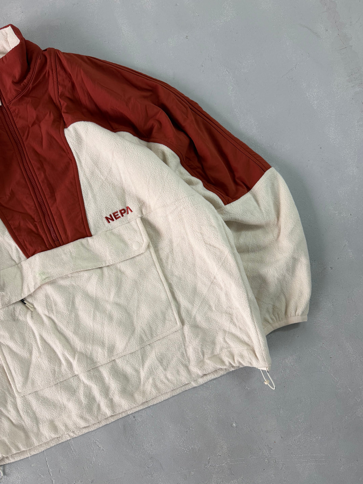 NEPA FLEECE 1/4 JACKET - M