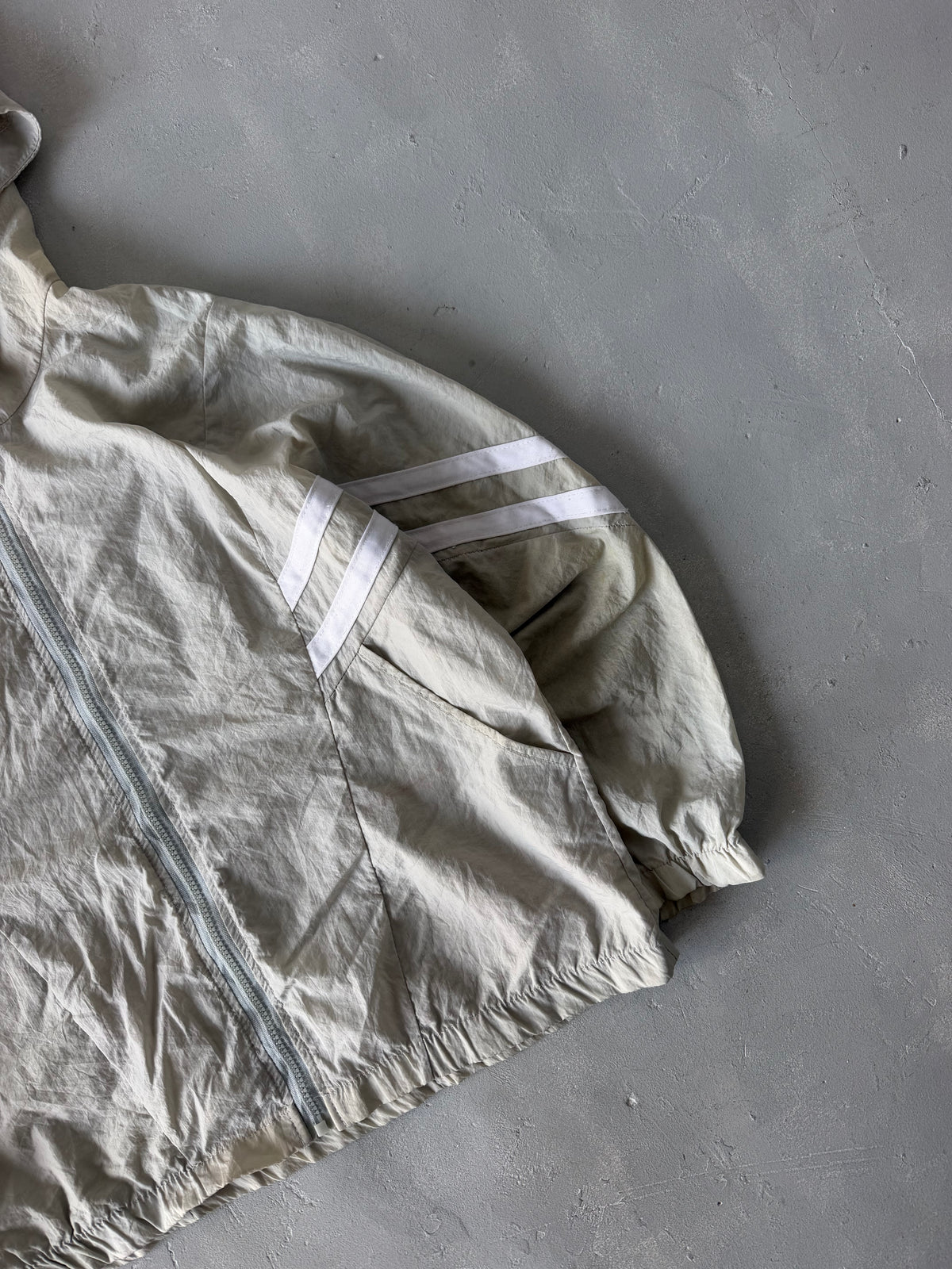 VINTAGE HOODED JACKET - M