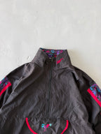 90S REEBOK 1/4 JACKET - XL