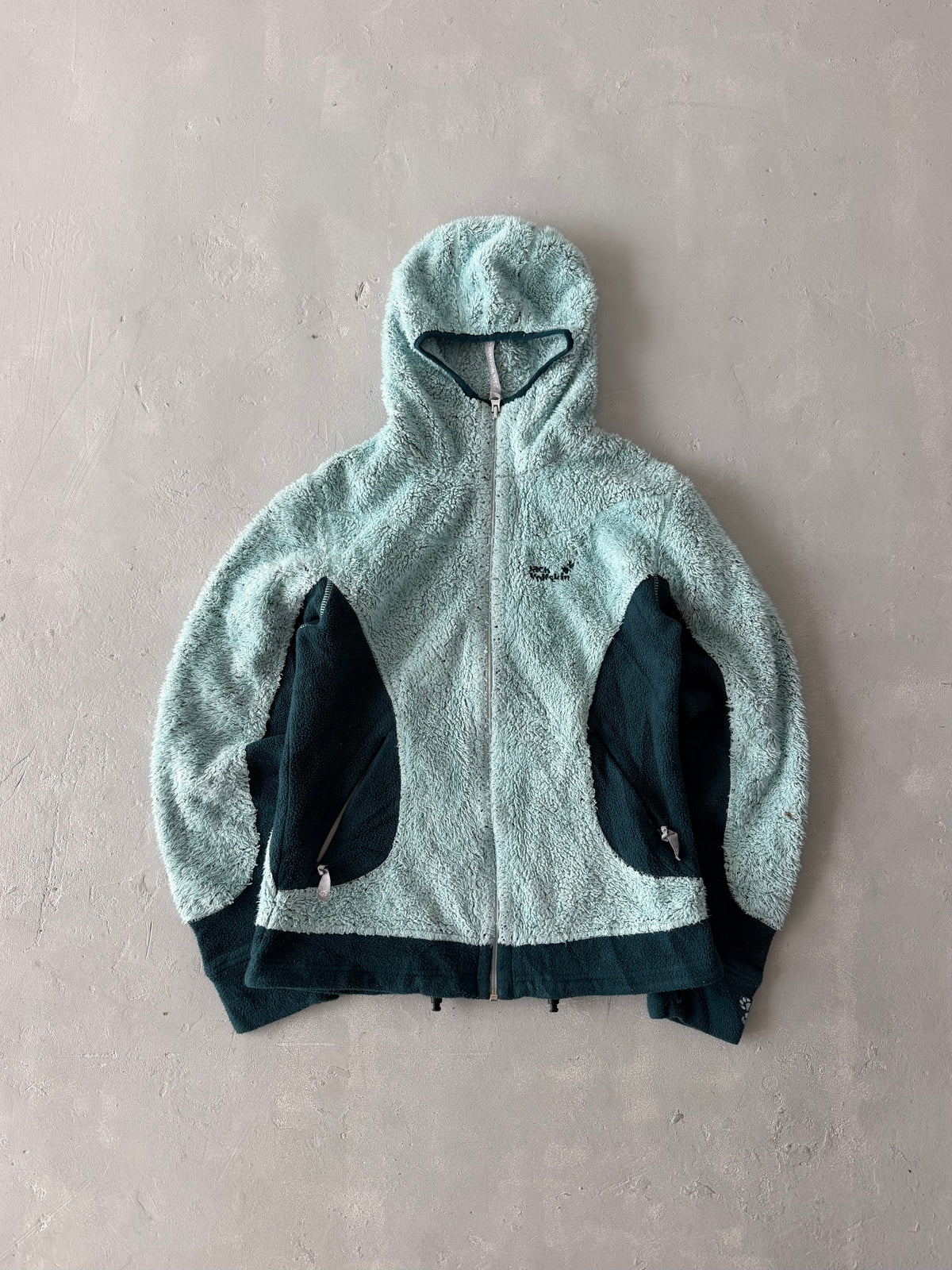 JACK WOLFSKIN HOODED FLEECE -