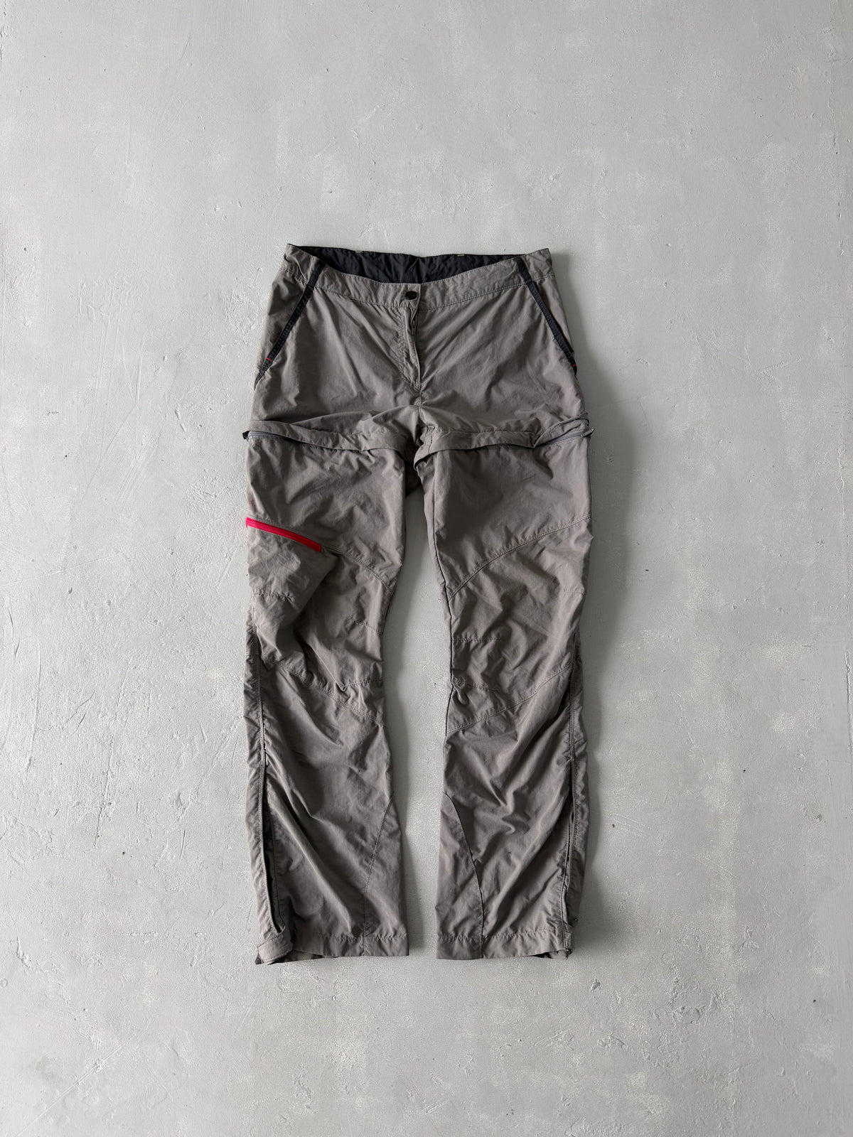 QUECHUA HIKING CONVERTIBLE PANTS - M