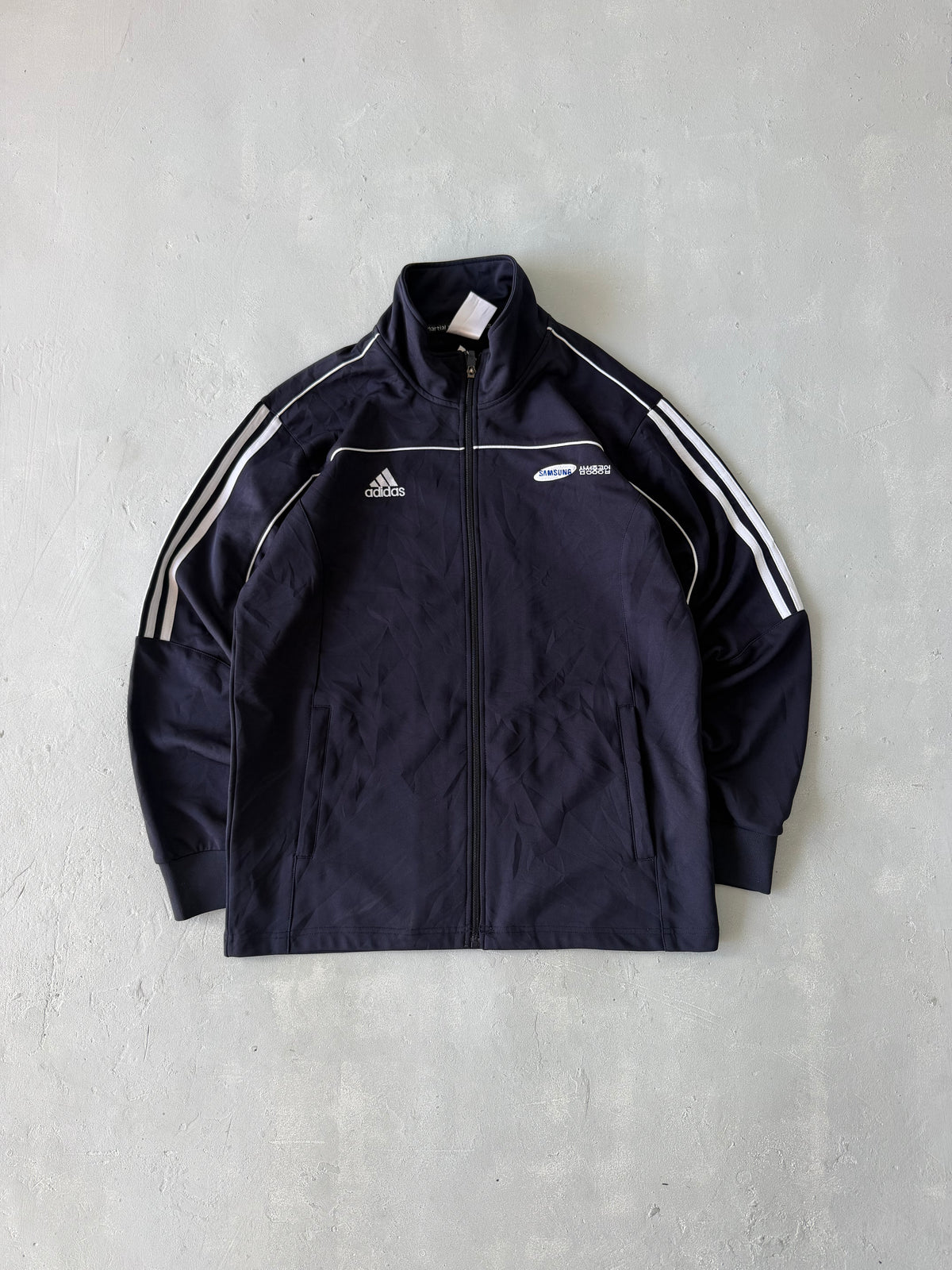 ADIDAS STRIPED JACKET - M