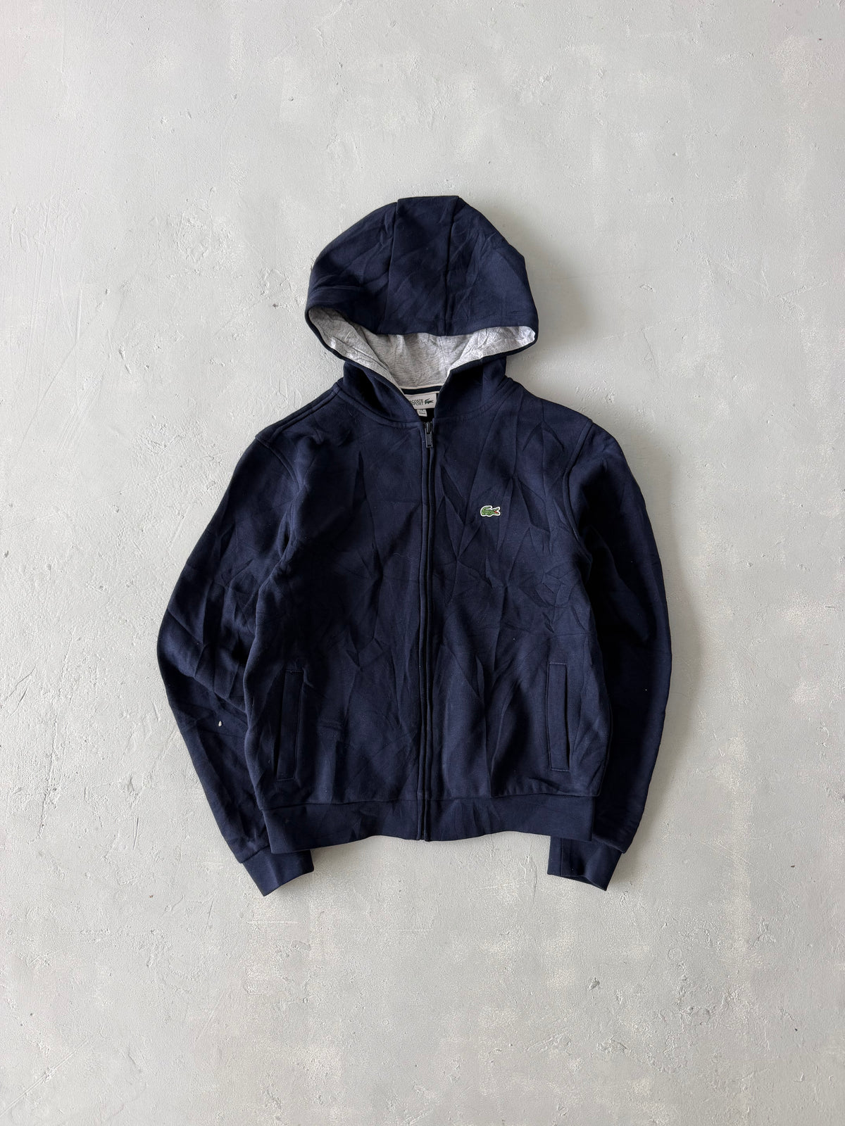LACOSTE ZIPPER HOODIE -
