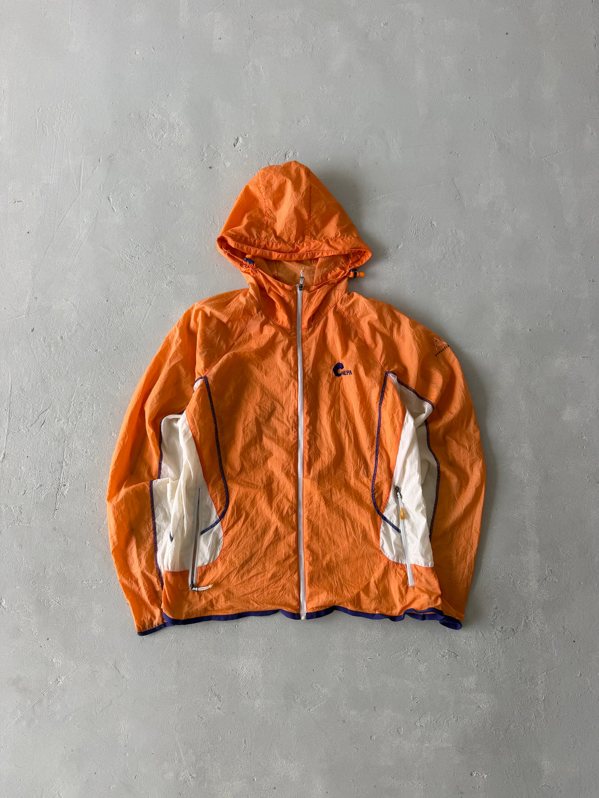 NEEPA HOODED WIND BREAKER JACKET -