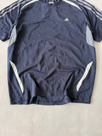 ADIDAS STRIPED TEE - L