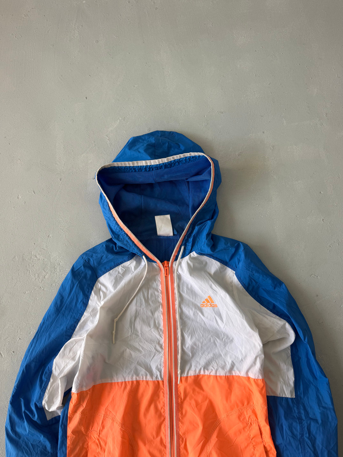 ADIDAS HOODED JACKET - XS
