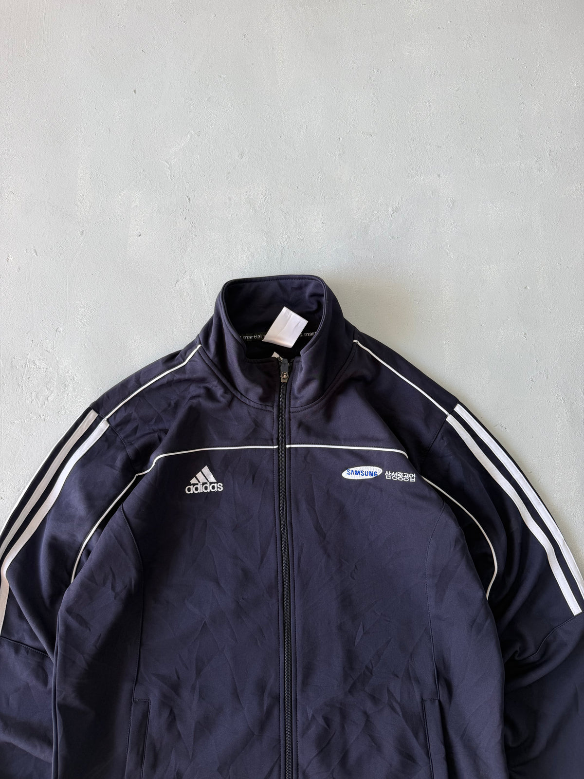 ADIDAS STRIPED JACKET - M