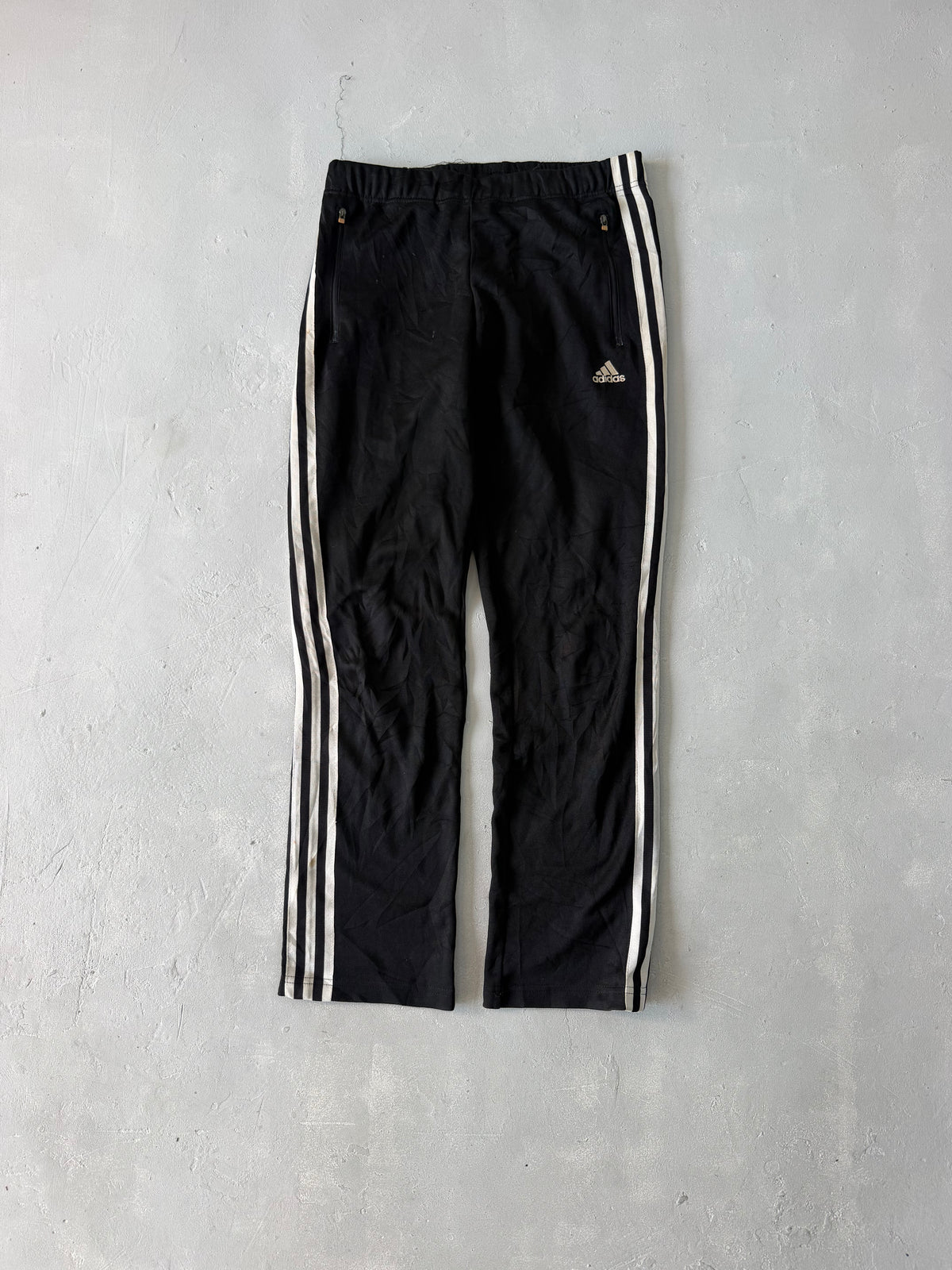 ADIDAS STRIPED TRACK PANT - M