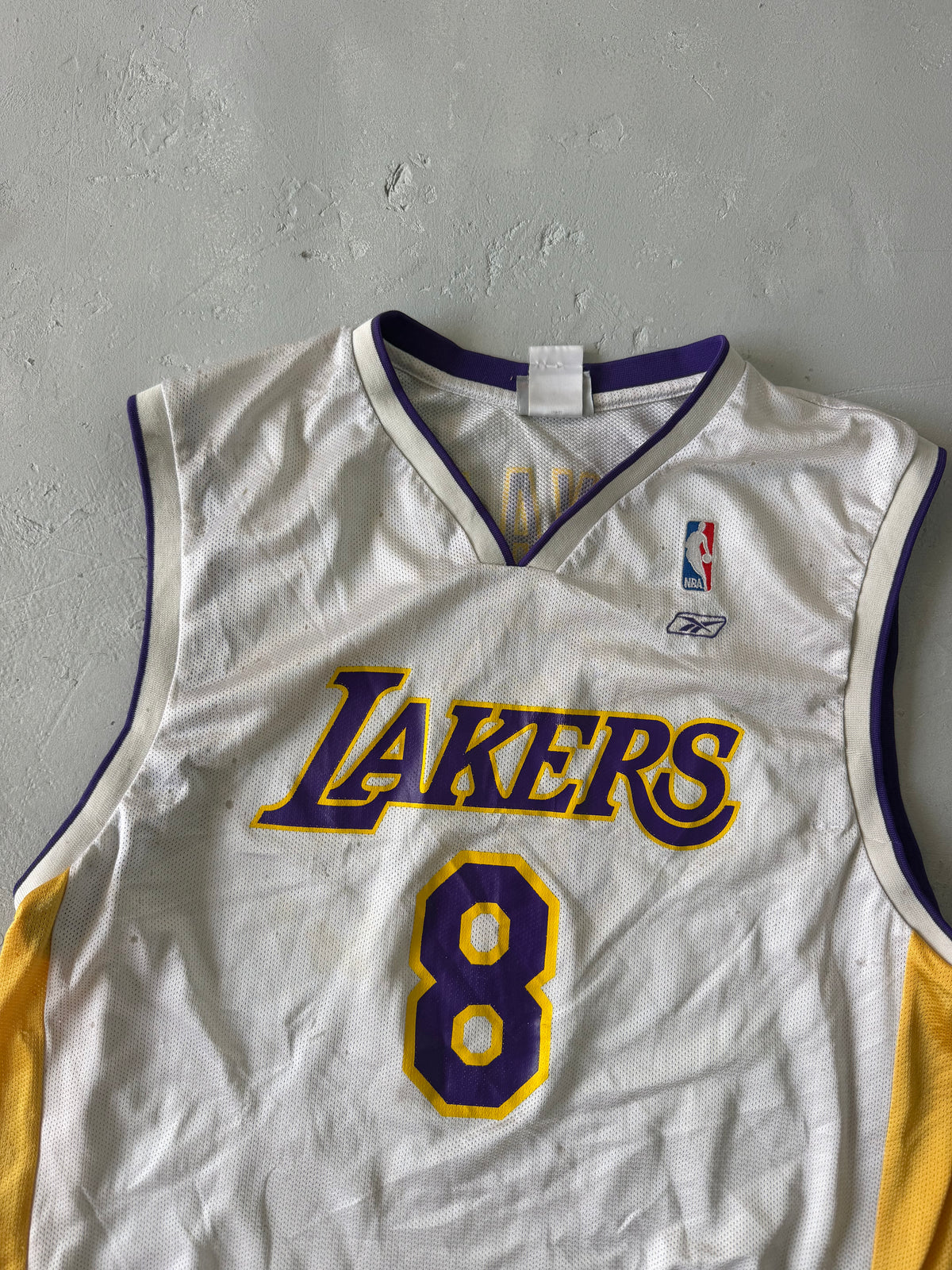REEBOK LAKERS BASKETBALL JERSEY - L