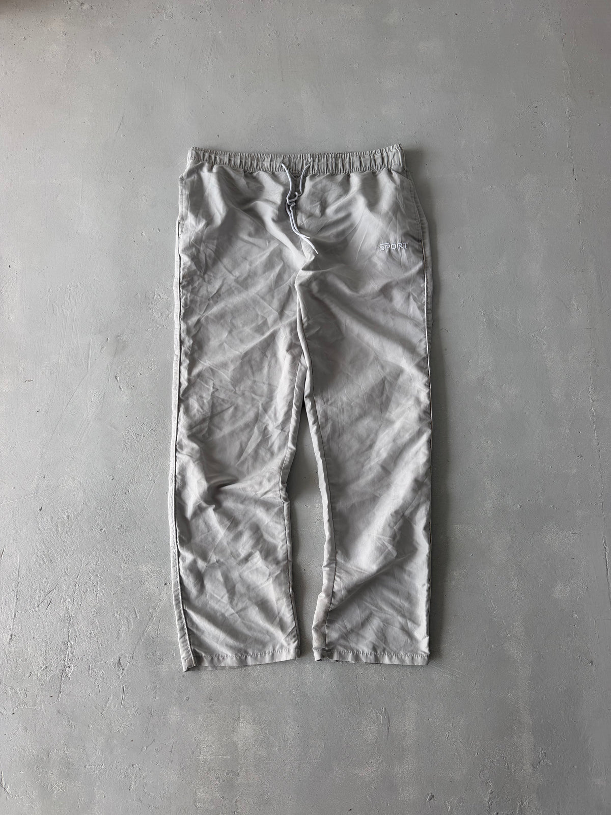 VINTAGE BAGGY TRACK PANT - L