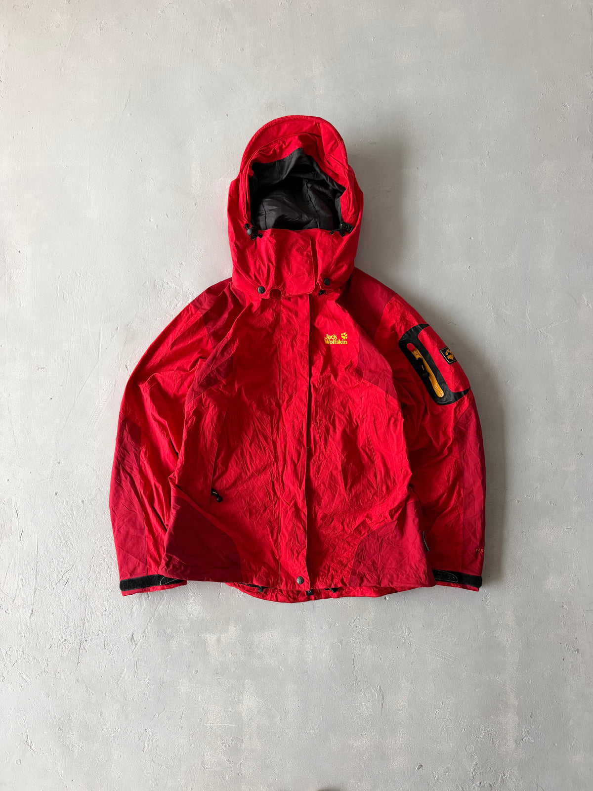 JACK WOLFSKIN HOODED JACKET - M