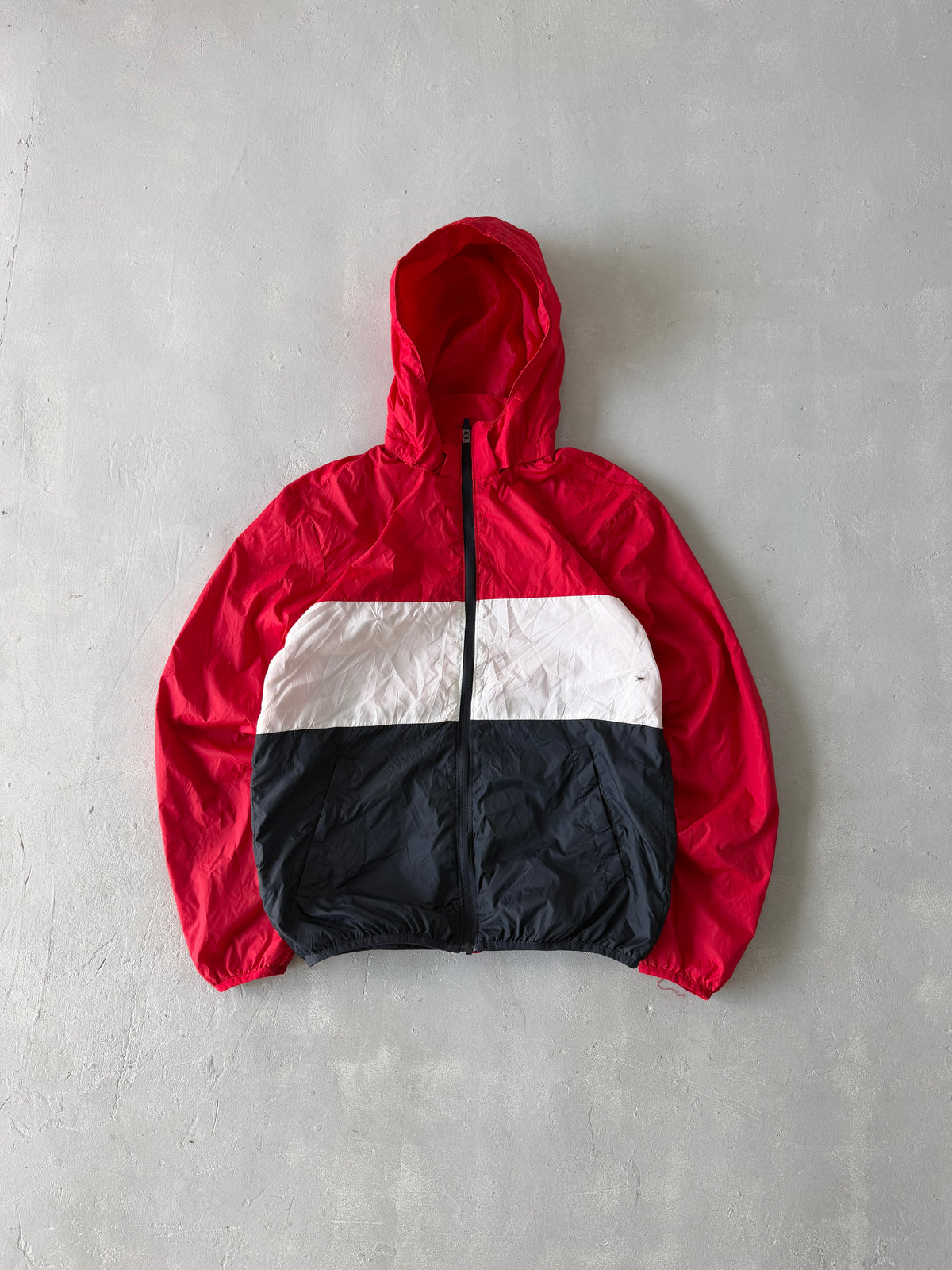 VINTAGE HOODED JACKET - M