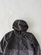 QUECHUA HOODED HIKING JACKET -