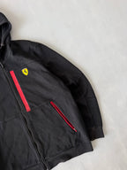 VINTAGE HOODED FERRARI JACKET - XL