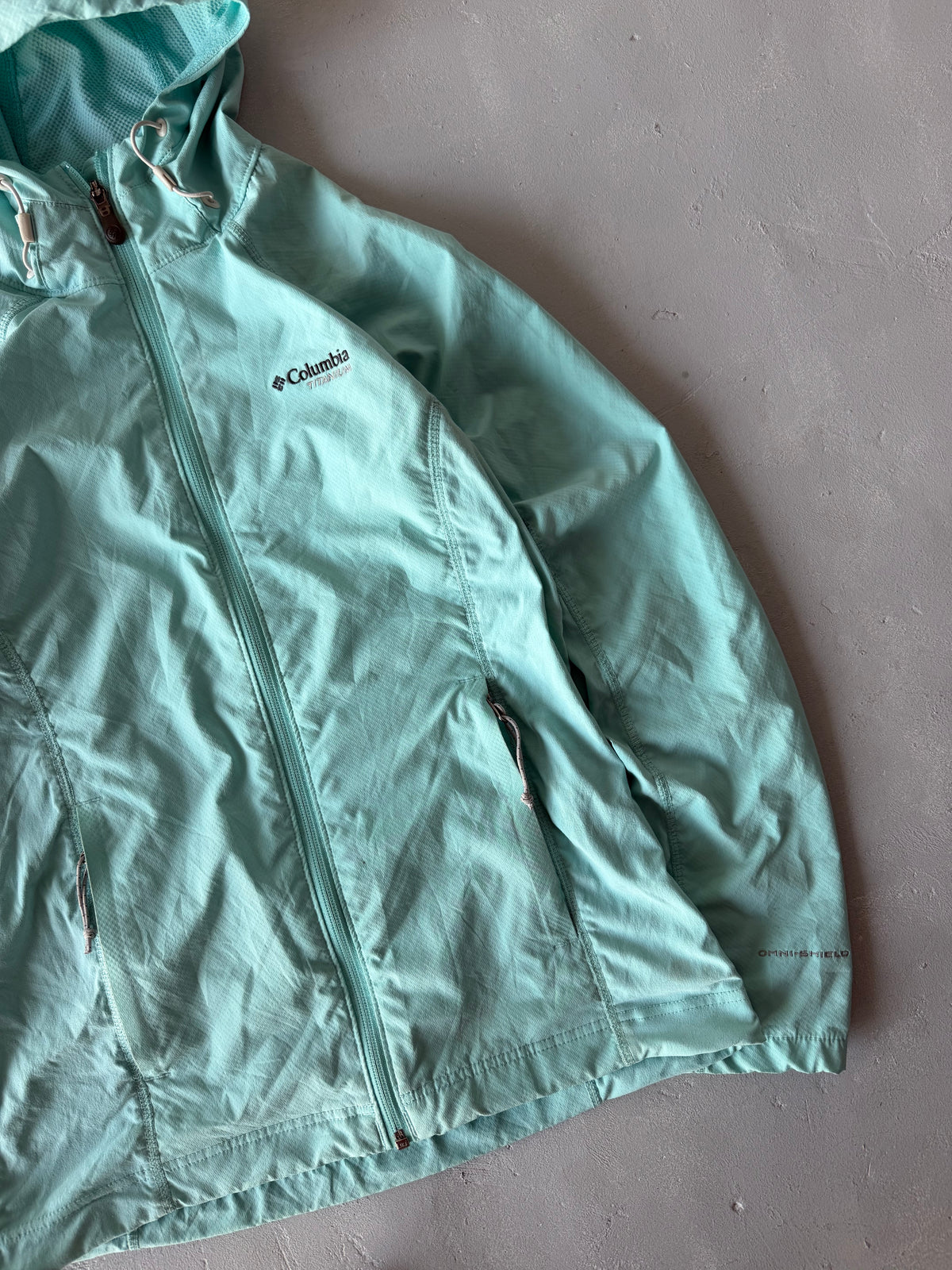 COLUMBIA HOODED OUTDOOR JACKET - S