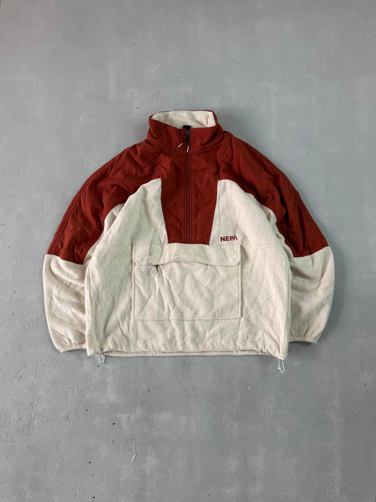 NEPA FLEECE 1/4 JACKET - M