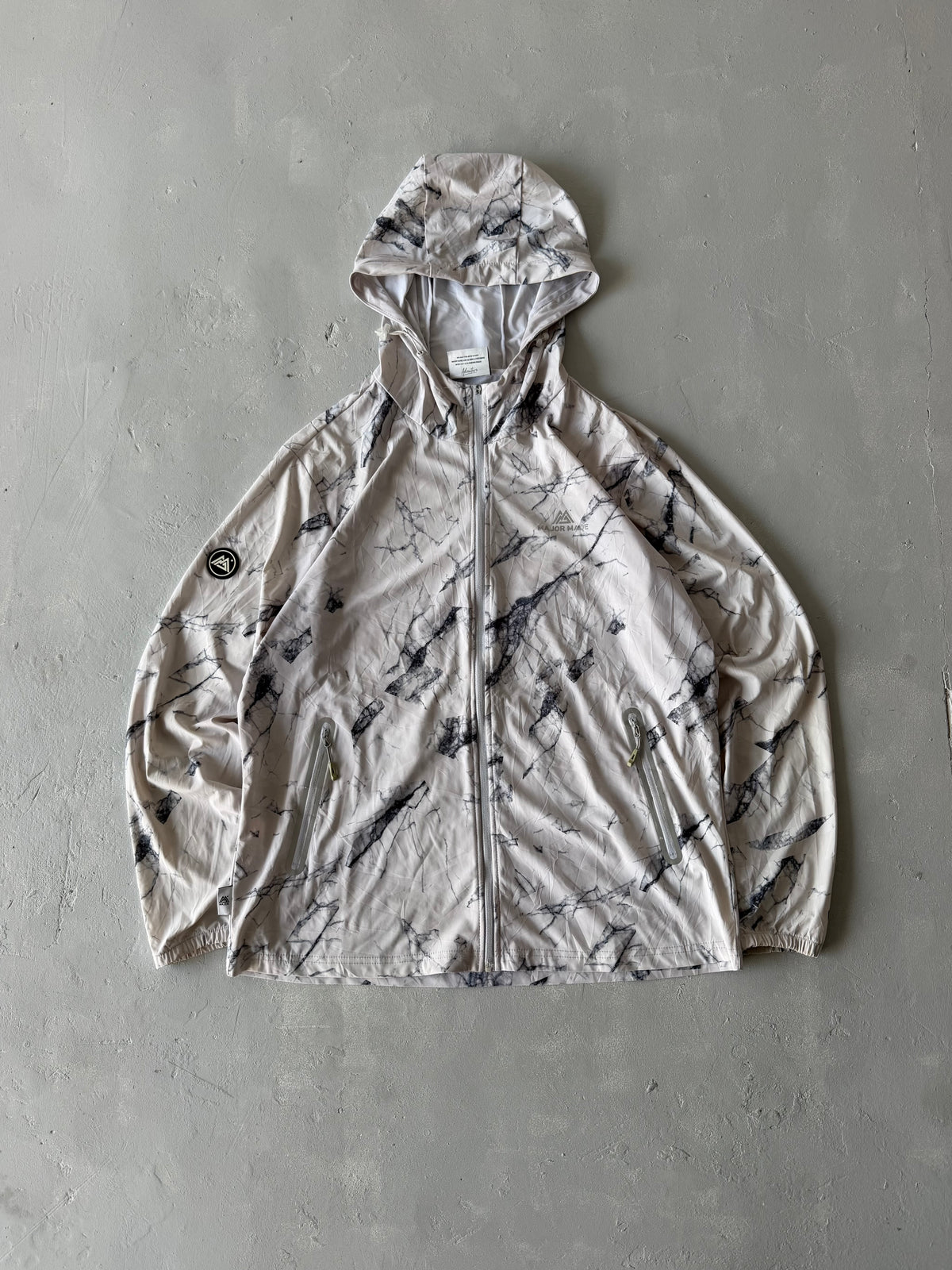 VINTAGE PRINTED HOODED JACKET -