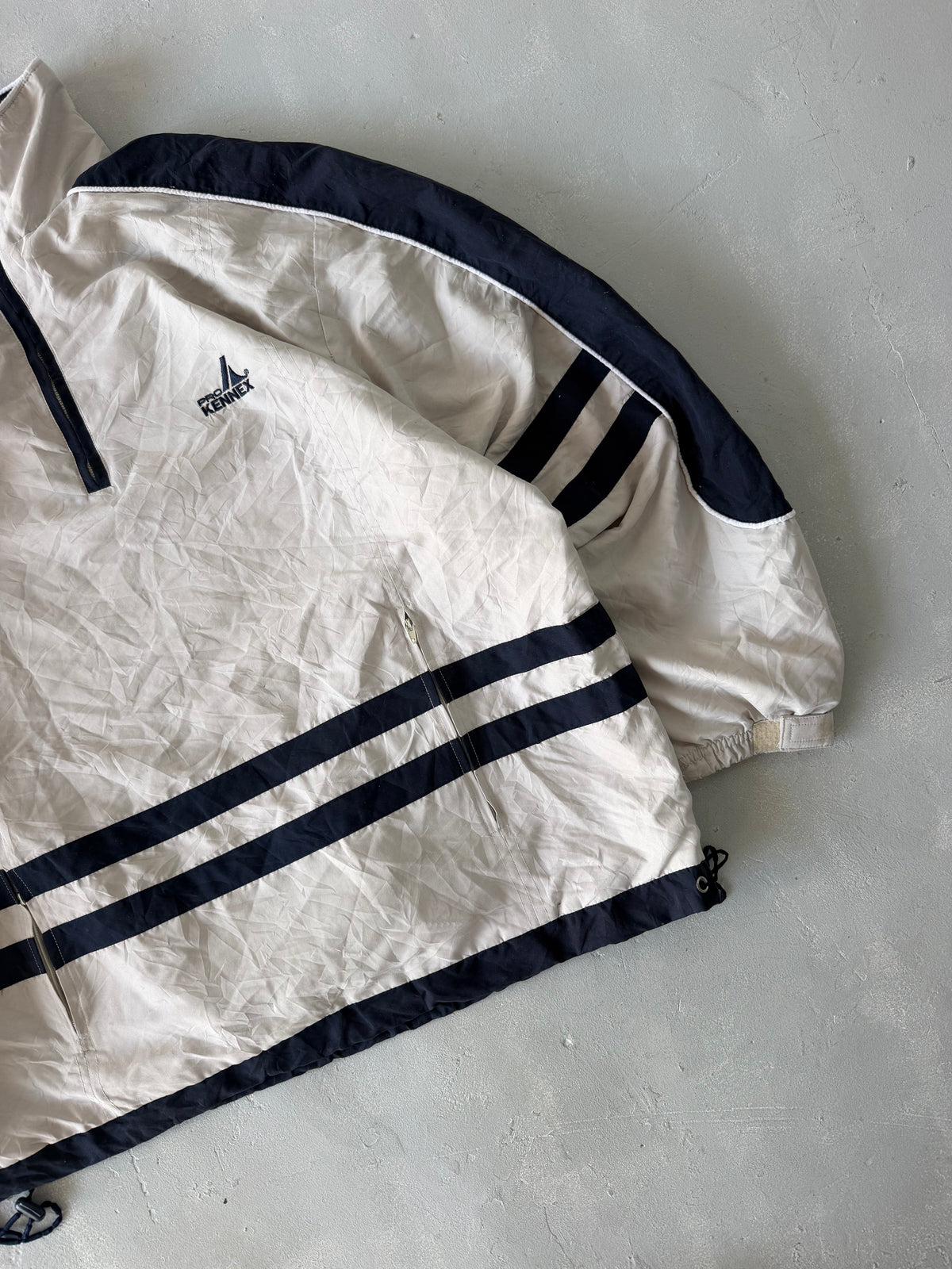 VINTAGE QUARTER ZIP JACKET - XL