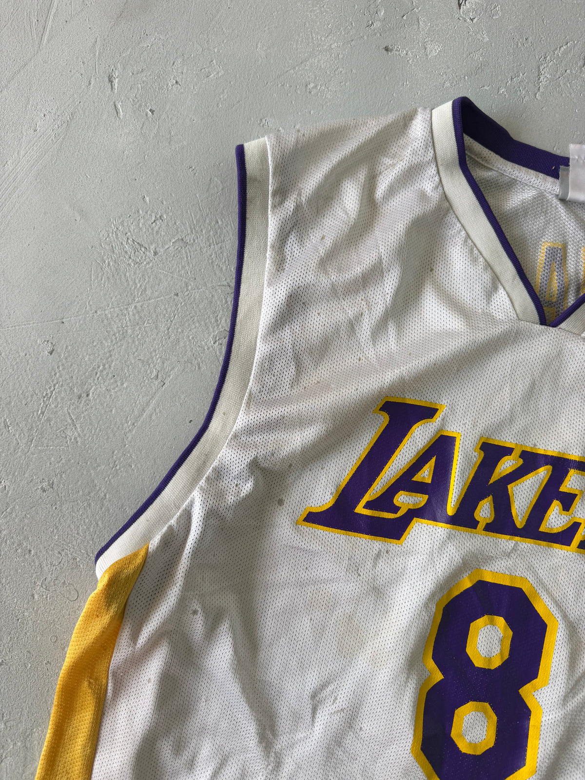 REEBOK LAKERS BASKETBALL JERSEY - L