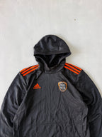 ADIDAS STRIPED HOODIE - M