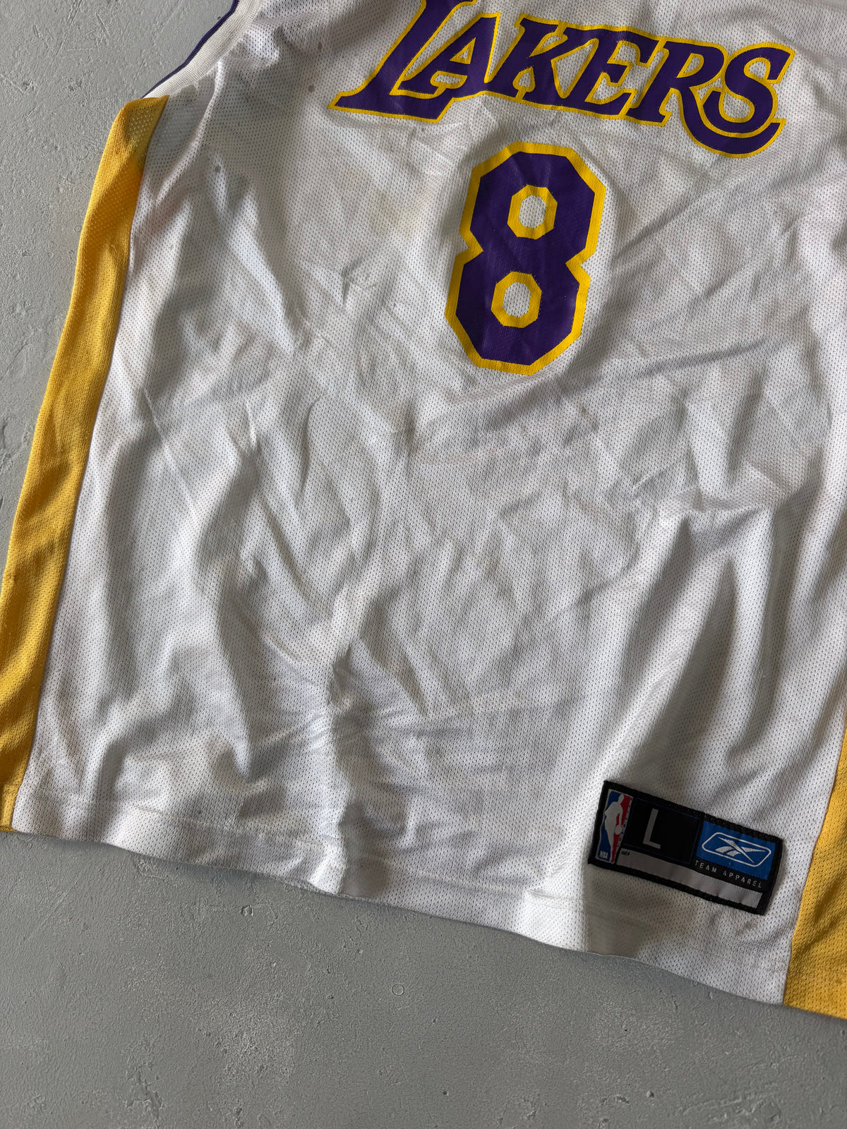 REEBOK LAKERS BASKETBALL JERSEY - L