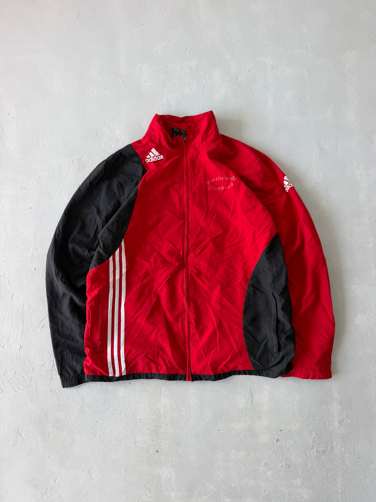 ADIDAS STRIPED JACKET - XL