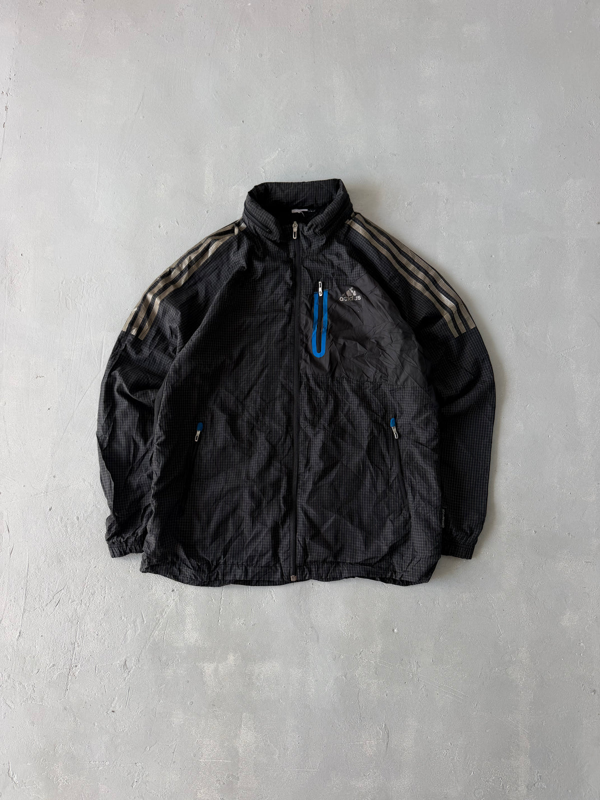 ADIDAS STRIPED JACKET - L