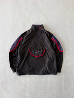 90S REEBOK 1/4 JACKET - XL