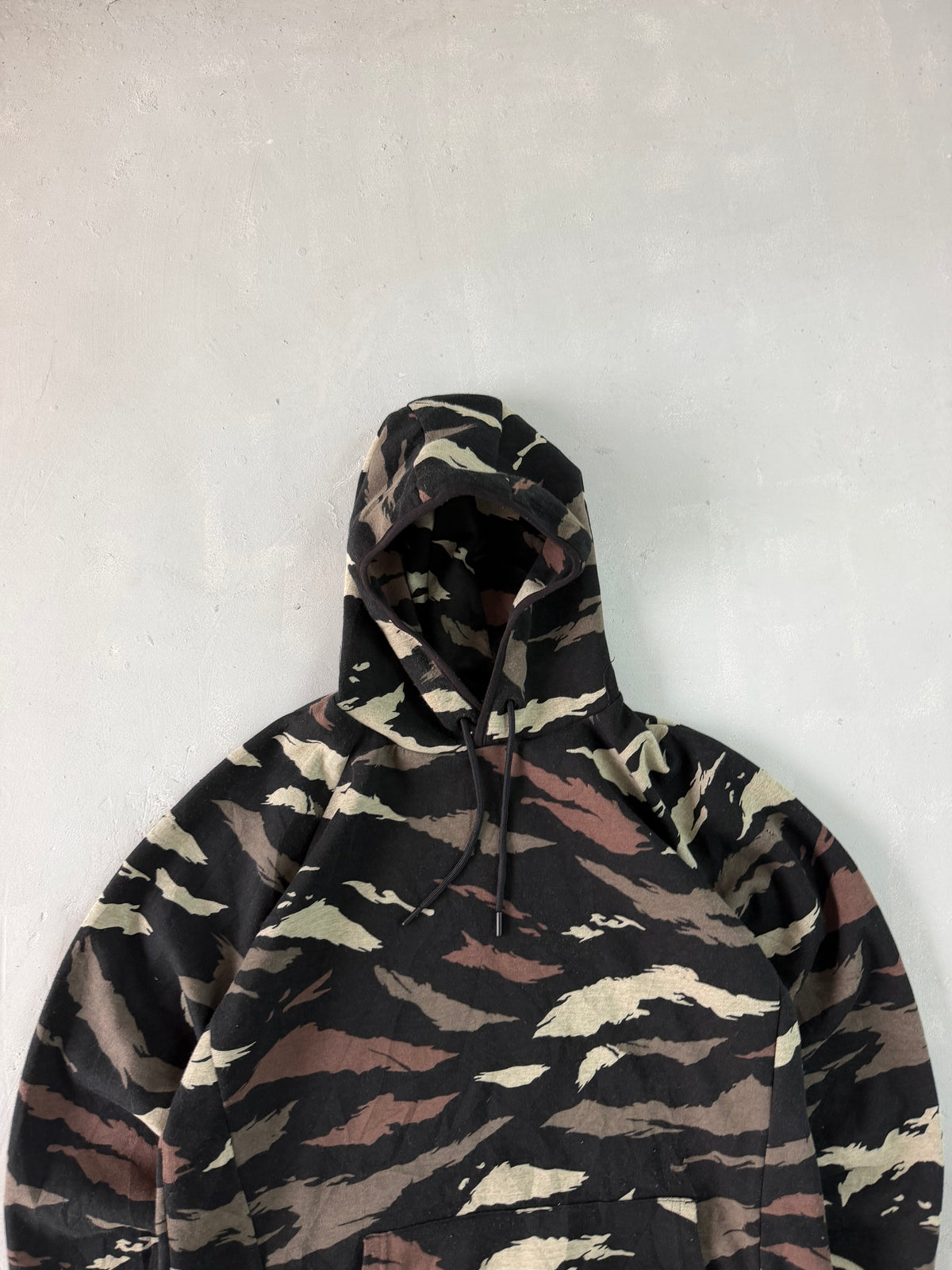 CAMOU MILITARY HOODIE - M