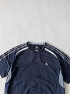 ADIDAS STRIPED TEE - L
